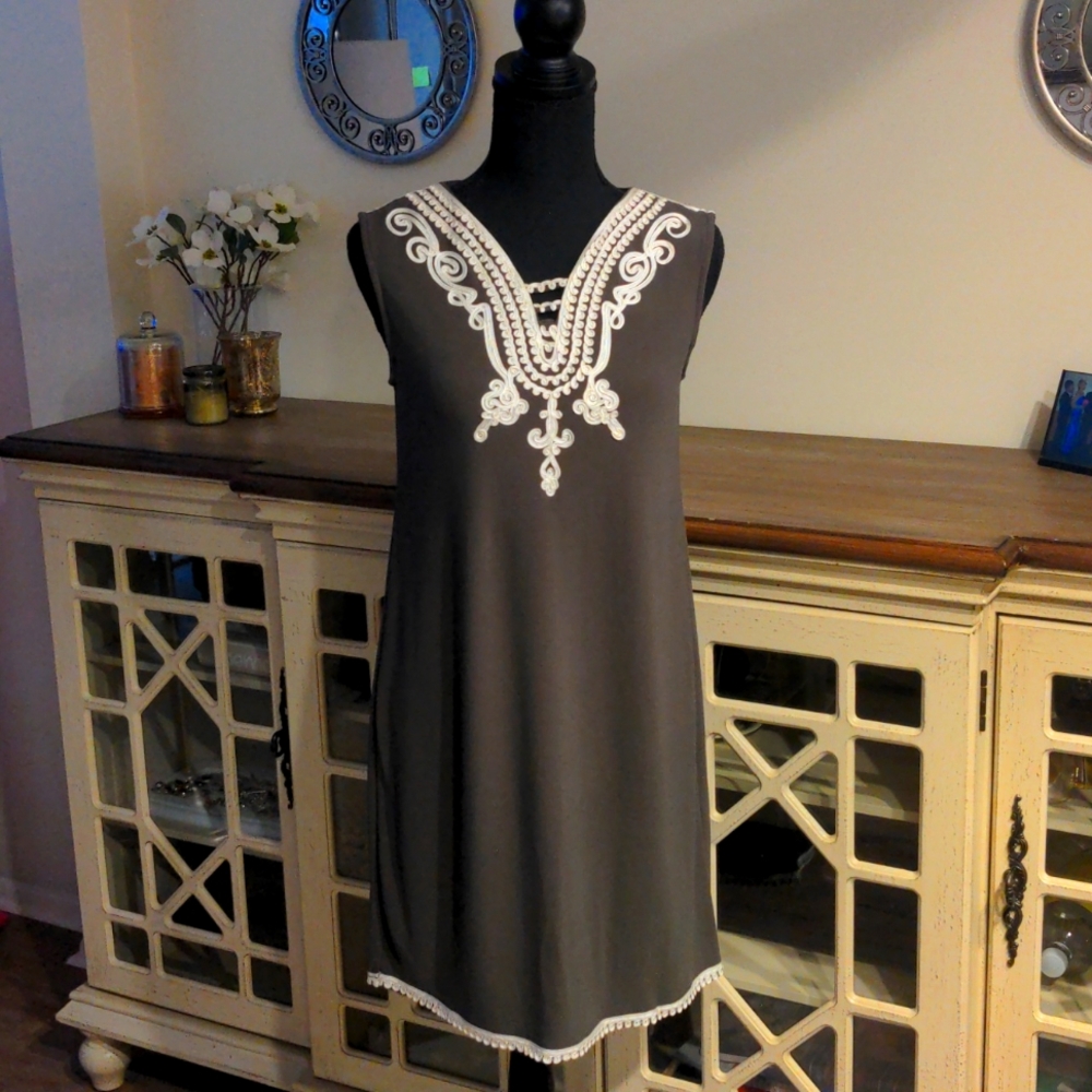 Alfani graphic nature shift dress